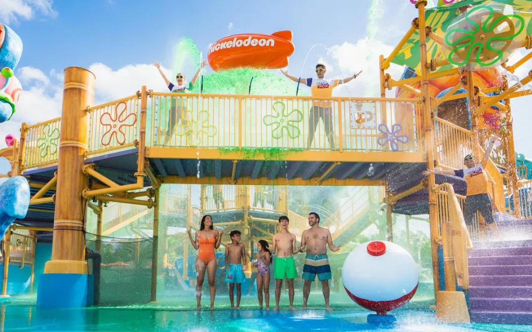 Slime Aqua Nick o Aqua Nick® atraciones del hotel nickelodeon