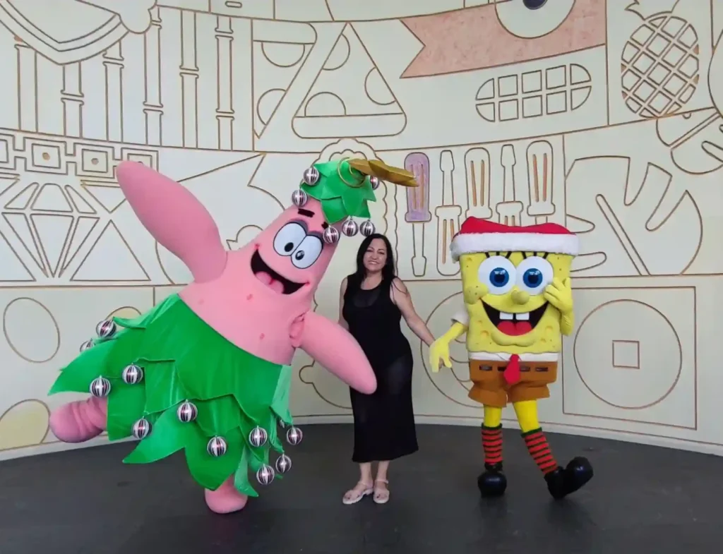 Personajes en Hotel Nickelodeon Cancun