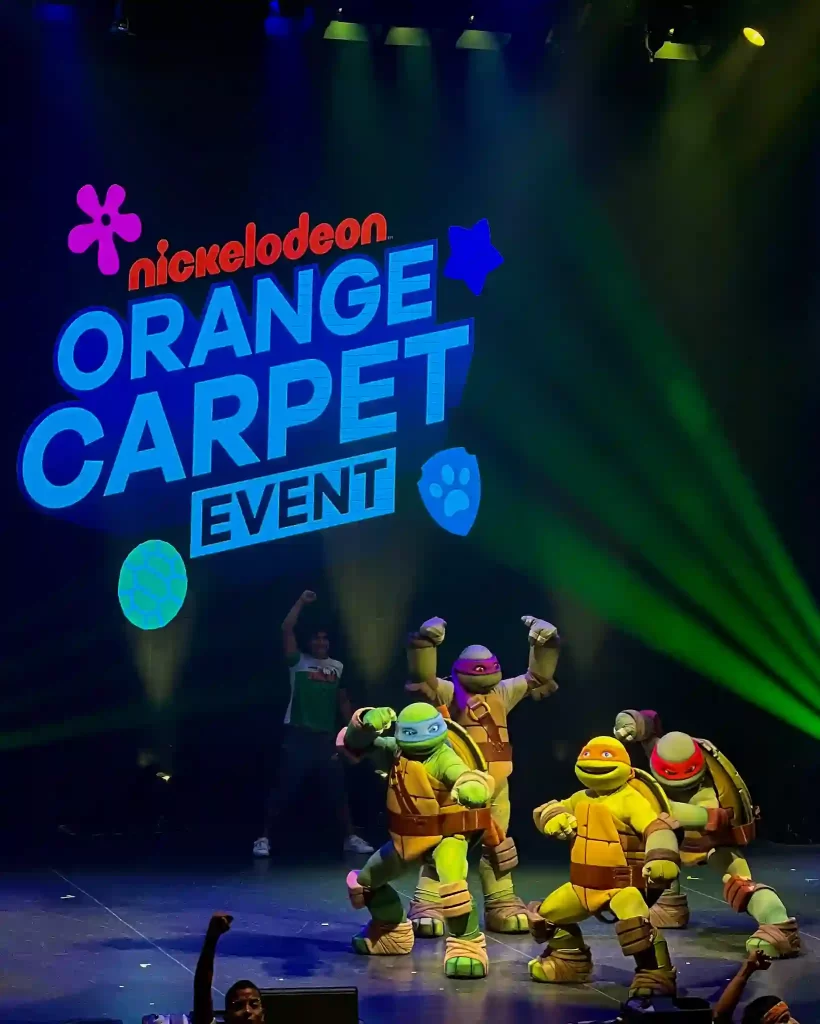 tortugas ninja orange carpet
